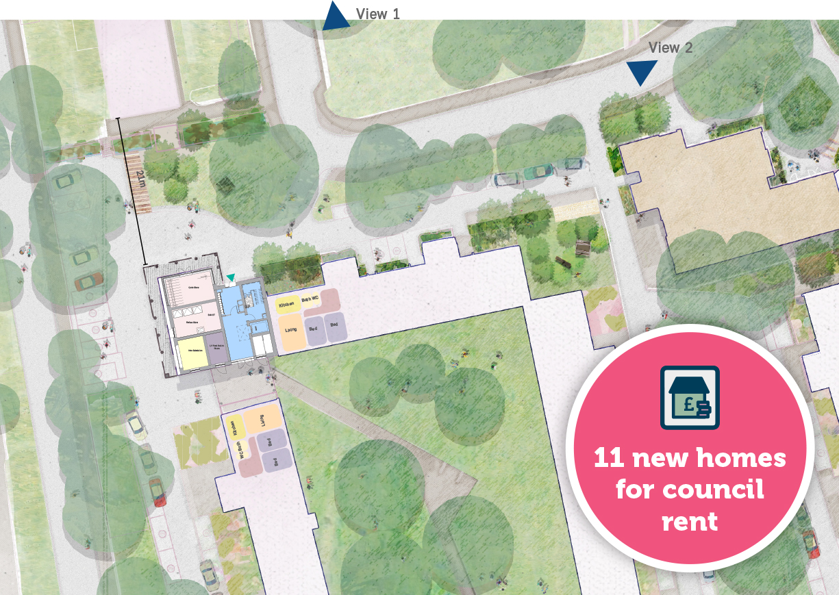 Innes Gardens West, Proposed Site Plan and Accommodation